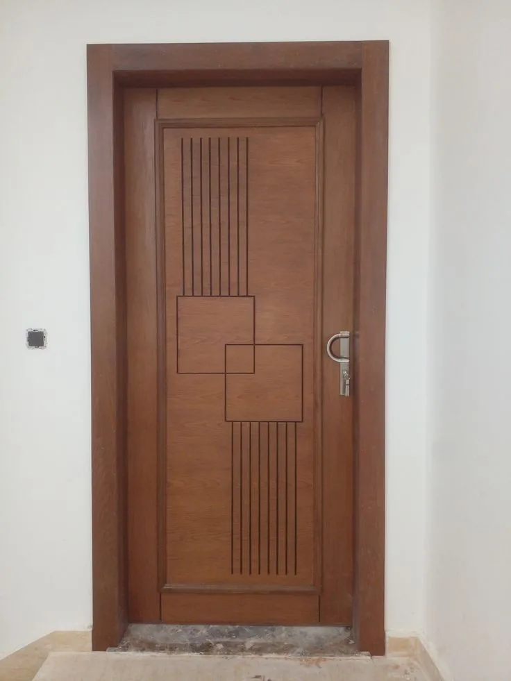 Installed Wooden Door